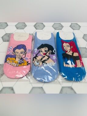 Kpop Demon Hunter Socks Set of 3
